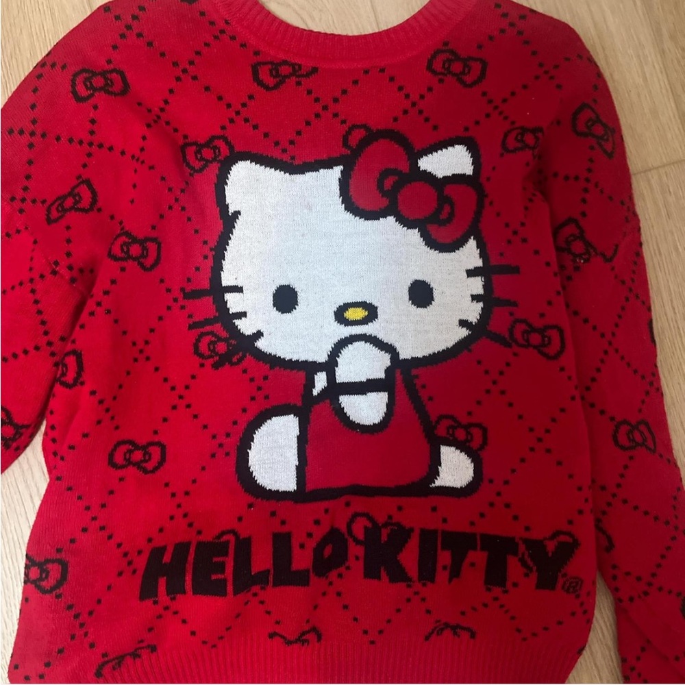 Hello Kitty Red Christmas Sweater